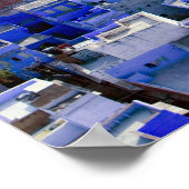 インド、ラジャスタン、ジョドプル:ブルーシティー・オブ・ジョドプル ポスター (角)