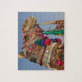 インド、ラジャスタン、プシュカル:プシュカル・ラクダ・フェア、 ジグソーパズル (縦)