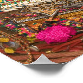 インド、ラジャスタン、プシュカル：プシュカル・ラクダ・フェア、 ポスター (角)