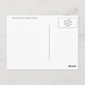 インド，レア，ラダック ポストカード (裏面)