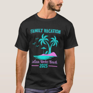 インド・ロックス・ビーチ フロリダ ファミリー バケーション 2025 パ Tシャツ