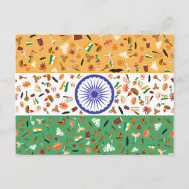 インド:伝統と多様性の国 ポストカード