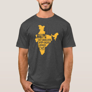 インド-希望の採用のワイシャツ Tシャツ