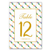 インド 結婚式 宴会 祝賀会 テーブルナンバー (裏面)