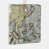 インド| 1592年のヴィンテージの地図 セラミックオーナメント (右)