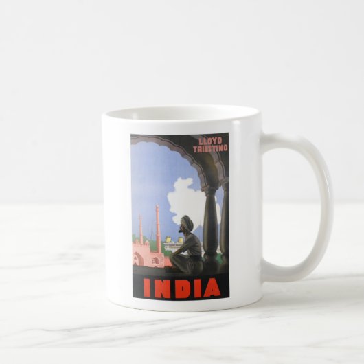 インド–1927 コーヒーマグカップ (右)