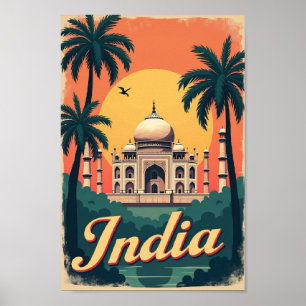 インド ― 70年代レトロな旅行の美学 ポスター
