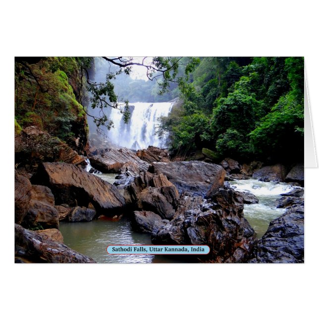 インド、Uttar Kannada、Sathodi秋 (正面横)