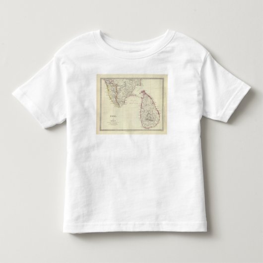 インドIおよびセイロン島 トドラーTシャツ (正面)