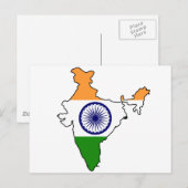 インドIN ポストカード (正面/裏面)