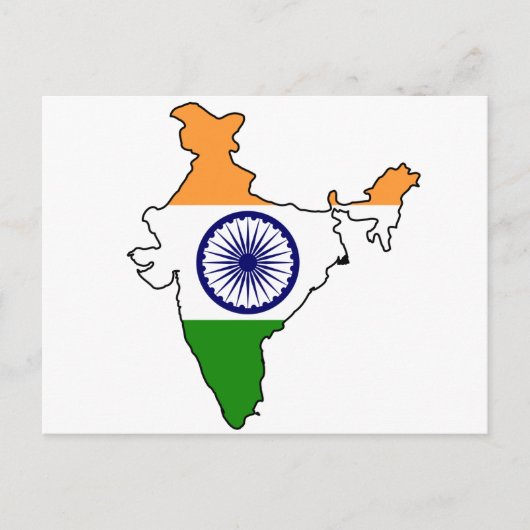 インドIN ポストカード (正面)