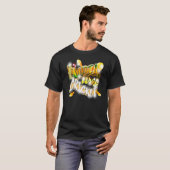 インドLuv (愛)のコオロギのTシャツ Tシャツ (正面フル)