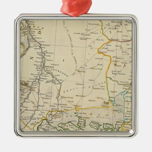 インドV メタルオーナメント (正面)