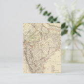 インドXII指数の地図 ポストカード (スタンド正面)