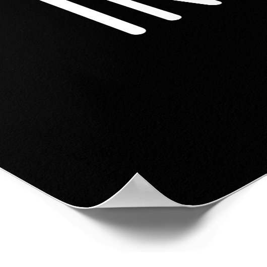 インナーおもしろいスめい想ピープンダークBG ポスター (角)