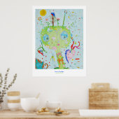 インナーガーデンプリント ポスター (キッチン)