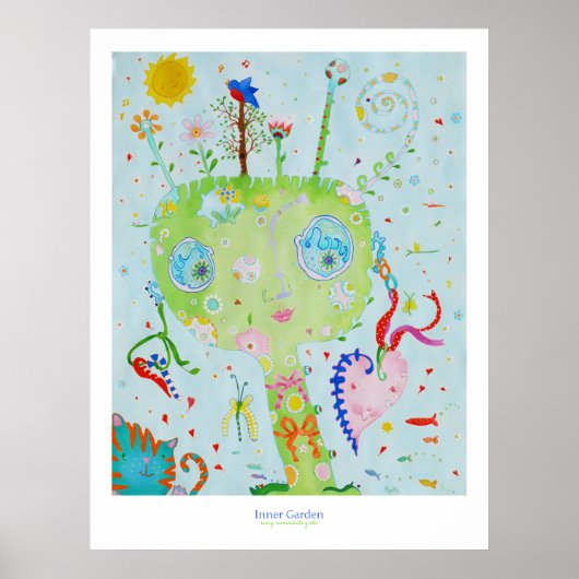 インナーガーデンプリント ポスター (正面)