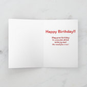 インナーサンパッションマンダラ誕生日カード カード (内部)