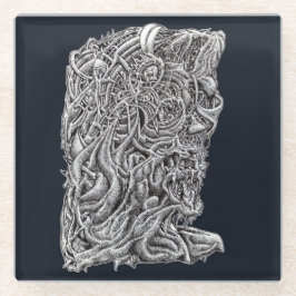 インナースケッチ ガラスコースター