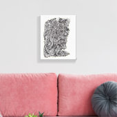 インナースケッチ キャンバスプリント (インサイチュ (リビング))