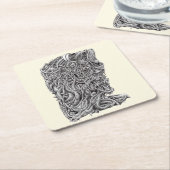 インナースケッチ スクエアペーパーコースター (アングル)