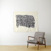 インナースケッチ タペストリー (インサイチュ(横))