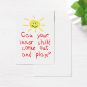インナーチャイルドおもしろいミニカード（名刺サイズ） (デスク)