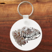 インナーチャイルドクロシェさくらんぼブロッサムのロゴ キーホルダー (正面)