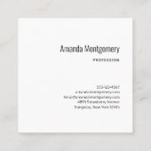 インナーチューブを冷やしたかわいいパンダ スクエア名刺 (裏面)