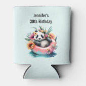 インナーチューブを冷やしたかわいいパンダ 缶クーラー (正面)