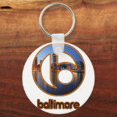 インナーハーバーボルチモア キーホルダー (正面)