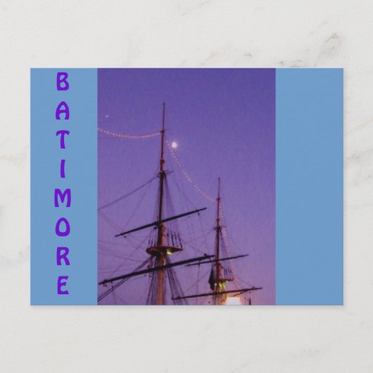 インナーハーバー油 ポストカード (正面)