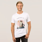 インナーパース 愛猫瞑想Tシャツ トライブレンドＴシャツ (正面全面)