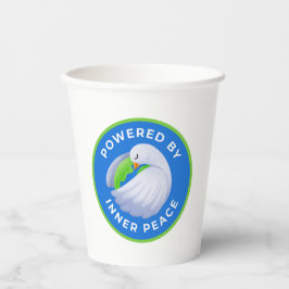 インナーピースの鳩バルーンで駆動 紙コップ
