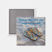 インナーピースインスピレーションのモットラルフウォルドエマーソン マグネット (正面/裏面)