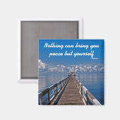 インナーピースエマーソン感動的引用文 マグネット (正面/裏面)