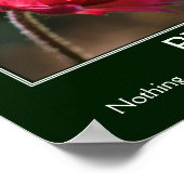 インナーピースフラワー感動的引用文 ポスター (角)