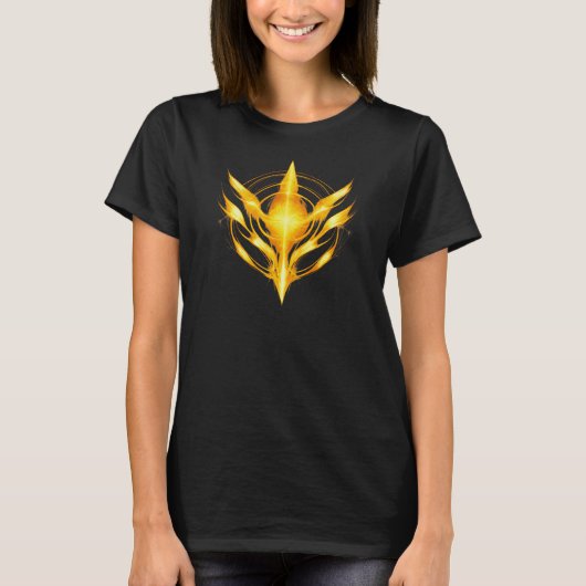インナーファイアシールTシャツ - 抽象的なパワーの象徴 Tシャツ (正面)