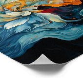 インナーマンアートの抽象芸術戦 ポスター (角)