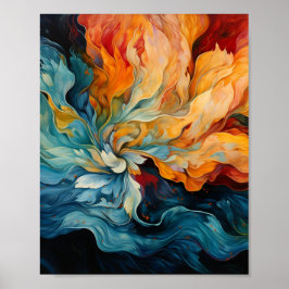 インナーマンアートの抽象芸術戦 ポスター