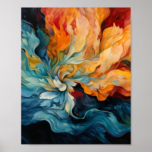 インナーマンアートの抽象芸術戦 ポスター (正面)