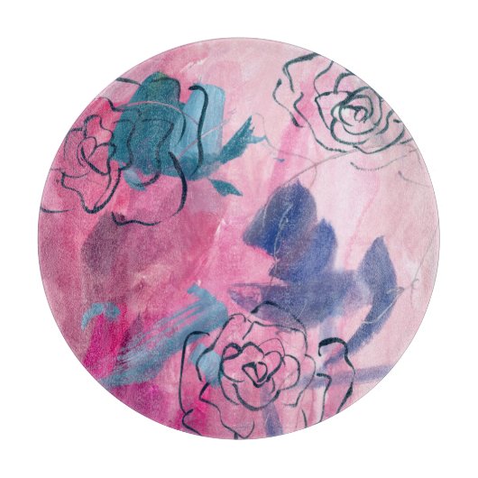 インナーミュージック-フローラスケッチ カッティングボード (正面)