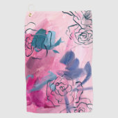 インナーミュージック-フローラスケッチ ゴルフタオル (正面)