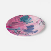 インナーミュージック-フローラスケッチ ペーパープレート (アングル)