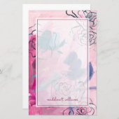 インナーミュージック-フローラスケッチ 便箋 (正面/裏面)