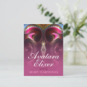 インナーライトフラクタルアートカスタムはがき ポストカード (スタンド正面)