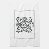 インナーロゴ付きキッチンタオルデザイン キッチンタオル (縦)