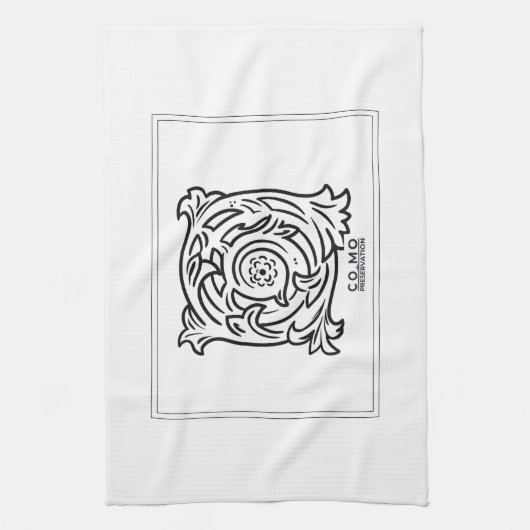 インナーロゴ付きキッチンタオルデザイン キッチンタオル (縦)