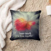 インナー美しいダリアフラワーワ感動的ーズ  クッション (ブランケット)