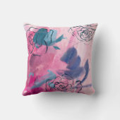 インナー音楽 – フローラスケッチ クッション (裏面)